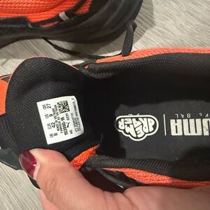 Puma Black & Orange J.Cole Dreamers Basketball Sneakers